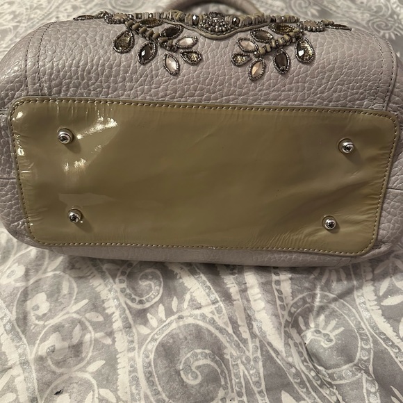 Brighton Masterpiece Anju domed Carina Snake Embossed Jeweled Bag - Picture 3 of 10